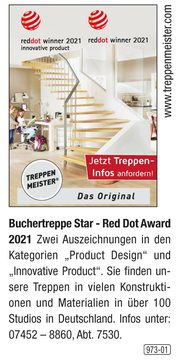 Buchertreppe Star- Red Dot Award 2021