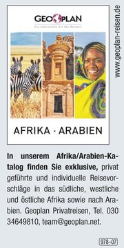 Geoplan Privatreisen nach Afrika und Arabien