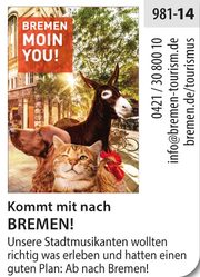 Erlebniskatalog mit Bremen-Infopaket