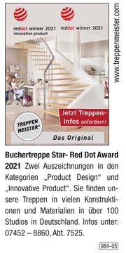 Buchertreppe Star- Red Dot Award 2021