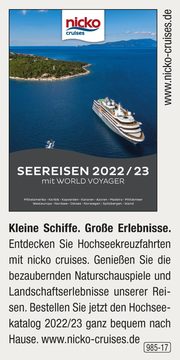 nicko cruises -  Seereisen 2022-2023