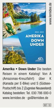 Lernidee – Katalog Amerika | Down Under
