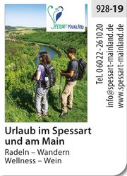 Spessart-Mainland – Radeln, Wandern, Wellness, Wein