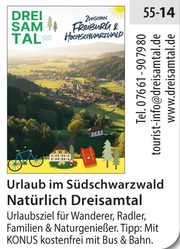 Dreisamtal - Urlaub im Südschwarzwald