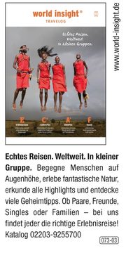 World Insight TRAVELOG