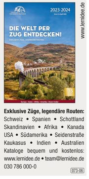 Lernidee – Die Welt per Zug entdecken!