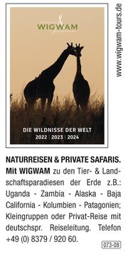 WIGWAM – Die Wildnisse der Welt