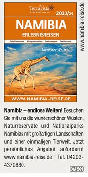 Namibia – endlose Weiten