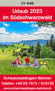 Urlaub 2023 im Südschwarzwald