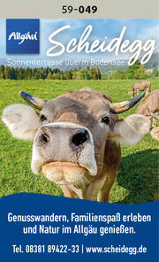 Scheidegg – Sonnenterrasse überm Bodensee