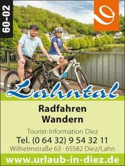 Lahntal – Wandern, Radfahren