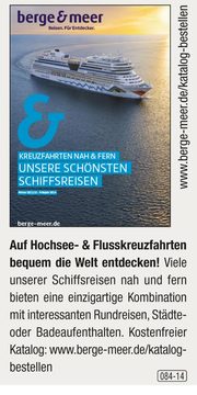berge & meer – Hochsee- & Flusskreuzfahrten