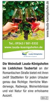 Lauda-Königshofen – Die Weinstadt im Lieblichen Taubertal
