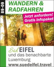 Wandern, Radfahren - Südeifel und das benachbarte Luxemburg