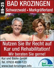 Bad Krozingen – Nutzen Sie Ihr Recht auf Kur und Rehabilitation