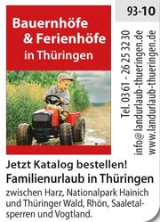 Bauernhöfe & Ferienhöfe in Thüringen