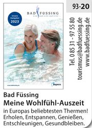 Bad Füssing – Ihr Kurort für eine erholsame und gesunde Auszeit.