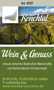 Renchtal – Wein & Genuss im Schwarzwald