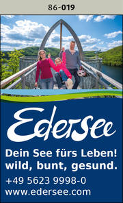 Edersee - Dein See fürs Leben! wild, bunt, gesund