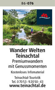 Teinachtal – Premiumwandern mit Genussmomenten