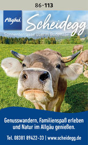 Scheidegg – Sonnenterrasse überm Bodensee
