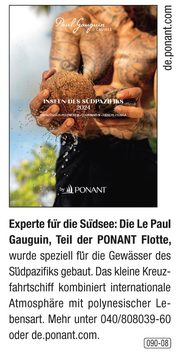 PONANT - Inseln des Südpazifiks
