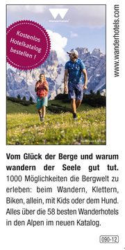 WANDERHOTELS – Hotelkatalog