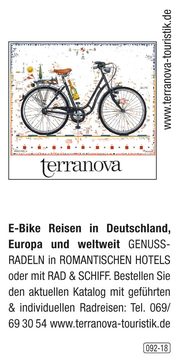 terranova – E-Bike Reisen in Deutschland, Europa und weltweit