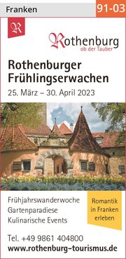 Rothenburger Frühlingserwachen