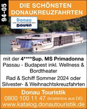 Donau Touristik GmbH – Flusskreuzfahrten auf der Donau mit der MS Primadonna