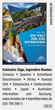 Lernidee – Die Welt per Zug entdecken!