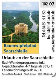 Urlaub an der Saarschleife