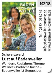 Badenweiler – Lust auf Schwarzwald, Genuss, Erholung