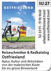 Ostfriesland – Reiseschmöker & Radkatalog - Vom Wattenmeer bis ins grüne Binnenland