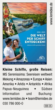 Lernidee – Die Welt per Schiff entdecken!