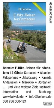 BELVELO- E-Bike Reisen für Entdecker