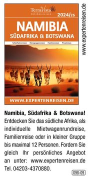 Namibia, Südafrika & Botswana