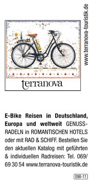 terranova – E-Bike Reisen in Deutschland, Europa und weltweit
