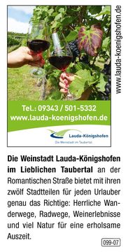 Lauda-Königshofen – Die Weinstadt im Lieblichen Taubertal