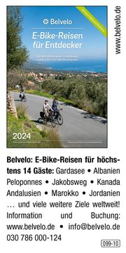 BELVELO- E-Bike Reisen für Entdecker