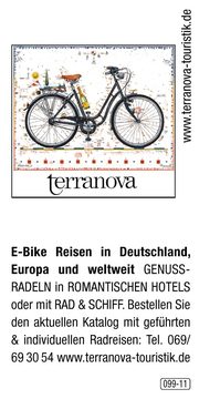 terranova – E-Bike Reisen in Deutschland, Europa und weltweit
