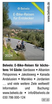 BELVELO- E-Bike Reisen für Entdecker