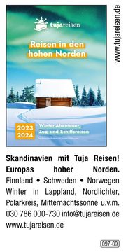 Tujareisen – Reisen in den hohen Norden!