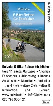 BELVELO- E-Bike Reisen für Entdecker