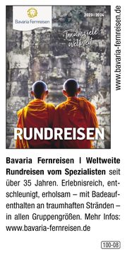 Bavaria Fernreisen – Weltweite Rundreisen vom Spezialisten