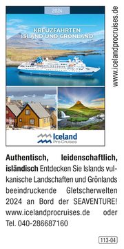 ISLAND ProCruises – Kreuzfahrten Island und Grönland