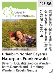 Urlaub im Naturpark Frankenwald