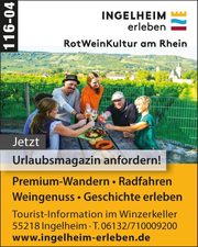 Ingelheim am Rhein - Urlaubsmagazin anfordern!