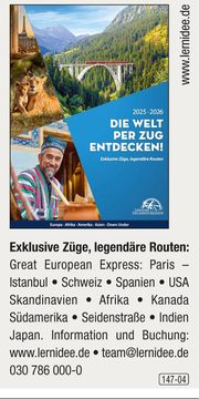 Lernidee – Die Welt per Zug entdecken!