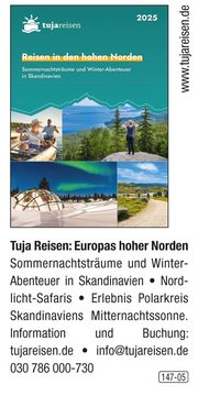 Tujareisen – Reisen in den hohen Norden!